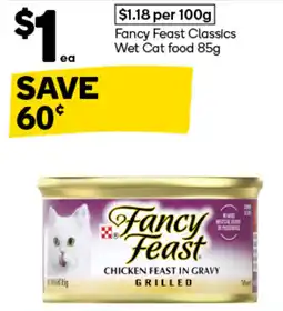 Woolworths Fancy Feast Wet Cat food offer