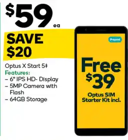 Woolworths Optus X Start 5# offer