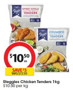 Coles Steggles Chicken Tenders offer