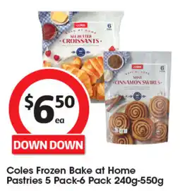 Coles Coles Frozen Bake at Home Pastries offer