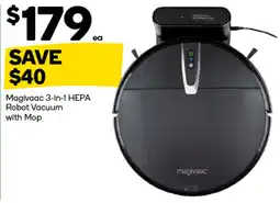 Woolworths Magivaac 3-in-1 HEPA Robot Vacuum with Mop offer