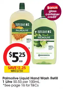Coles Palmolive Liquid Hand Wash Refill offer