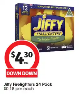 Coles Jiffy Firelighters offer