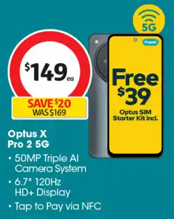 Coles Optus X Pro 2 5G offer