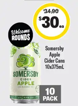 Coles Somersby Apple Cider offer
