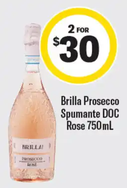Coles Brilla Prosecco Spumante DOC Rose offer