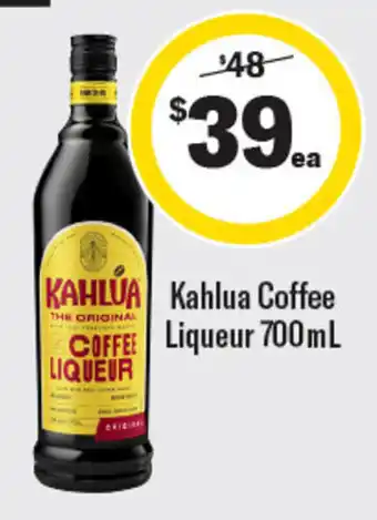Coles Kahlua Coffee Liqueur offer