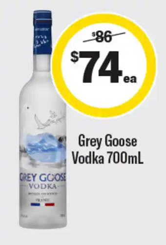 Coles Grey Goose Vodka offer