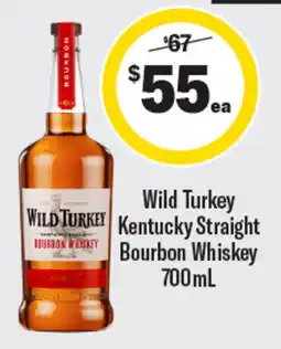 Coles Wild Turkey Kentucky Straight Bourbon Whiskey offer