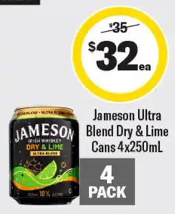 Coles Jameson Ultra Blend Dry & Lime offer