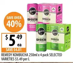 Supabarn Remedy Kombucha Varieties offer