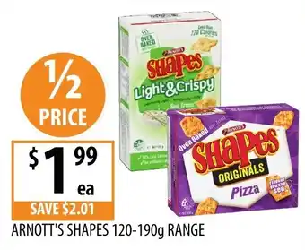 Supabarn Arnott's Shapes offer