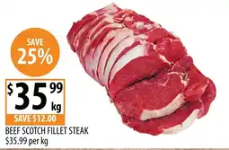 Supabarn Beef scotch fillet steak offer