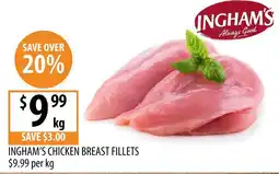 Supabarn Ingham's Chicken Breast Fillets offer