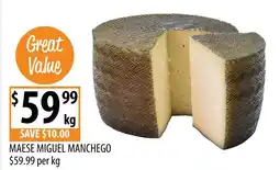 Supabarn Maese Miguel Manchego offer