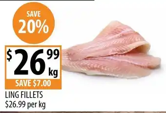 Supabarn Ling Fillets offer