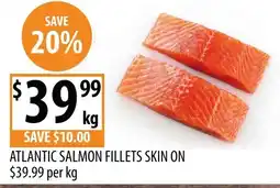 Supabarn Atlantic Salmon Fillets Skin On offer
