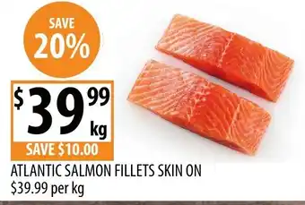 Supabarn Atlantic Salmon Fillets Skin On offer