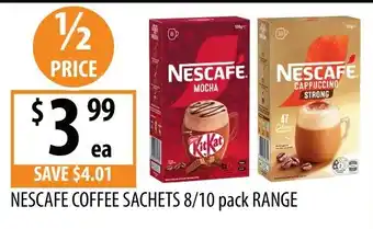 Nescafe coffee sachets