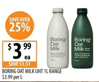 Supabarn Boring Oat Milk offer