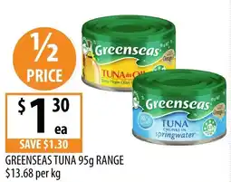 Supabarn Greenseas Tuna offer