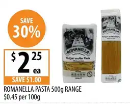 Supabarn Romanella Pasta offer