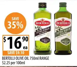 Supabarn Bertolli Olive Oil offer