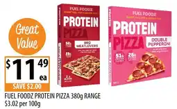Supabarn Fuel Foodz Protein Pizza offer