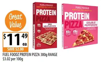 Supabarn Fuel Foodz Protein Pizza offer