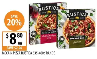 Supabarn McCain Pizza Rustica offer