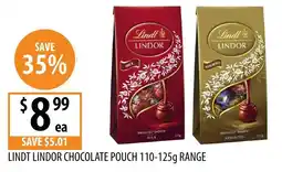 Supabarn Lindt Lindor Chocolate Pouch offer