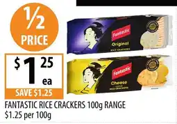 Supabarn Fantastic Rice Crackers offer