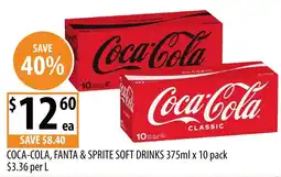 Supabarn Coca-Cola, Fanta & Sprite Soft Drinks offer