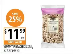 Supabarn Yummy Pistachios offer