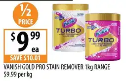 Supabarn Vanish Gold Pro Stain Remover offer