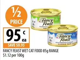 Supabarn Fancy Feast Wet Cat Food 85g Range offer