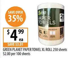 Supabarn Green Planet Paper Towel XL Roll offer