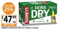 Supabarn Tooheys Extra Dry Bottles offer