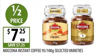 Supabarn Moccona Instant Coffee Selected Varieties offer