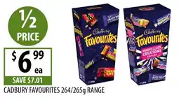 Supabarn Cadbury Favourites offer