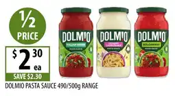 Supabarn Dolmio pasta sauce offer