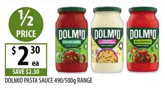 Supabarn Dolmio pasta sauce offer