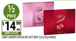 Supabarn Lindt Lindor Chocolate Gift Box offer