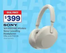 Officeworks Sony. wh-1000xm5 wireless noise cancelling headphones offer
