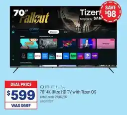 Officeworks 70" 4k ultra hd tv with tizen os offer