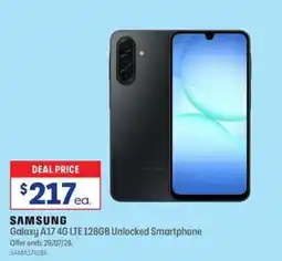 Officeworks Samsung galaxy a17 4g lte 128gb unlocked smartphone offer