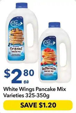 Ritchies White Wings Pancake Mix Varieties offer