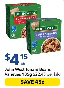 Ritchies John West Tuna & Beans Varieties offer