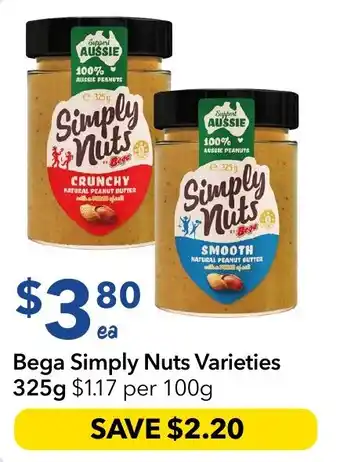 Ritchies Bega Simply Nuts Varieties offer
