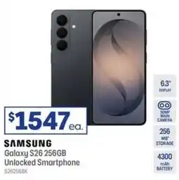 Officeworks Samsung galaxy s26 256gb unlocked smartphone offer